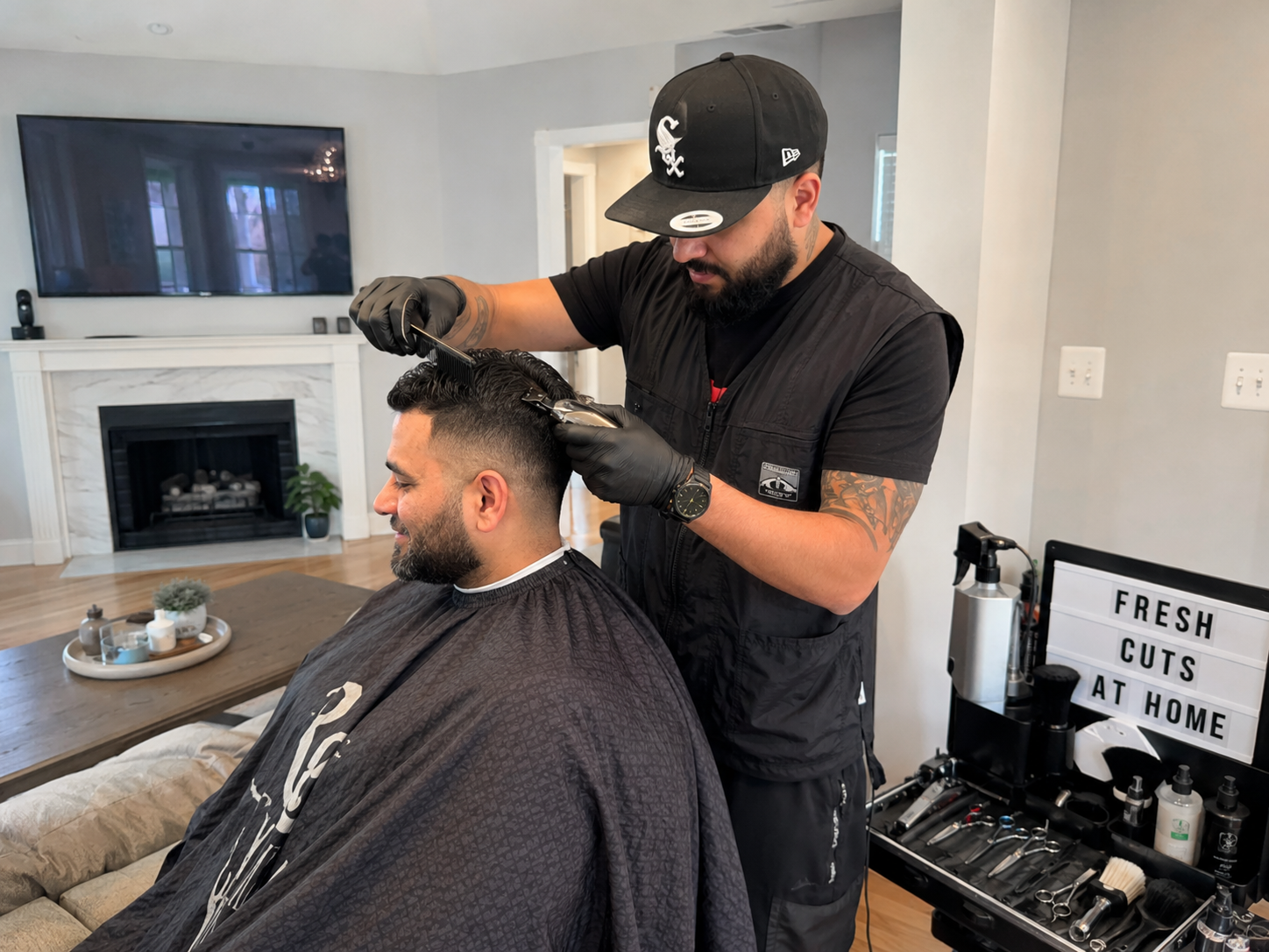 Mobile Barber Haircuts at Home